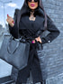 Coat "COMBINATION HK30" - BLACK